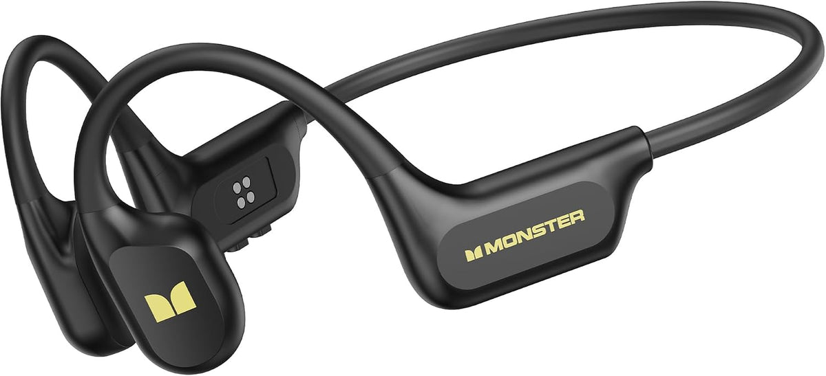 Open Ear BC300 Swimming Headphones, Open-Ear Bone Conduction Headphones, Bluetooth 6.0 & 32GB MP3, IPX8 Waterproof Sport Earbuds with 10H Playtime (Black)