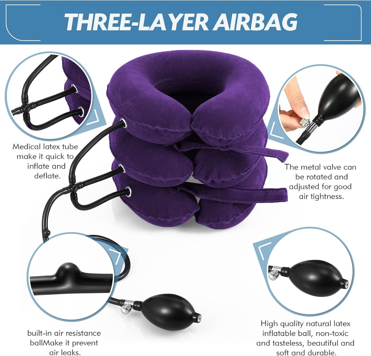 Neck Stretcher, Neck Traction Device for Neck Pain Relief
