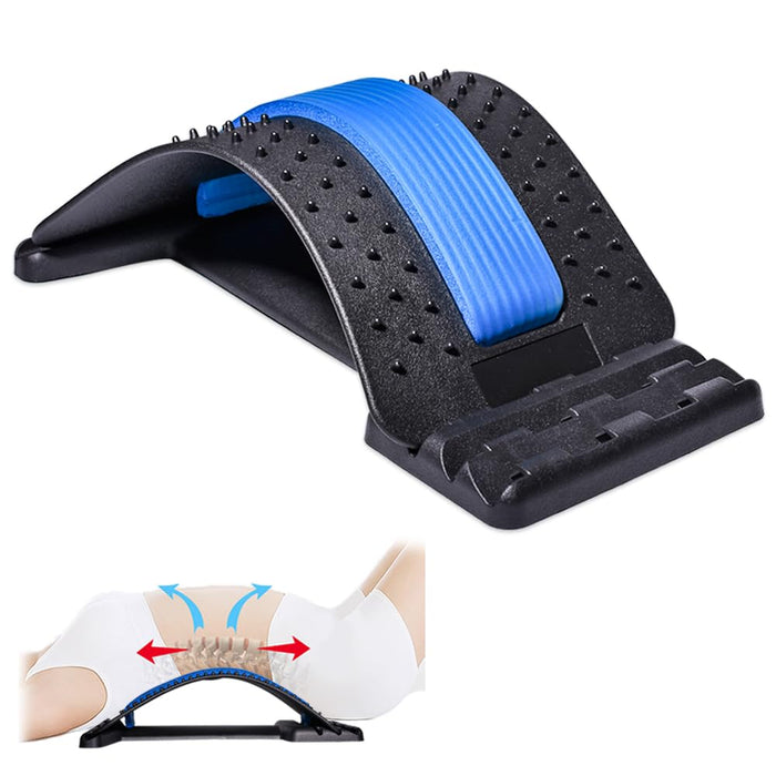 Back Stretcher for Lower Back Pain Relief,3 Level Lumbar Board