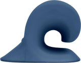 Neck and Shoulder Relaxer, Cervical Traction Device for TMJ Pain Relief and Cervical Spine Alignment, Chiropractic Pillow, Neck Stretcher (Dark Blue)