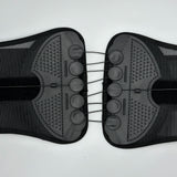 Breathable mesh lumbar belt with adjustable tension cords