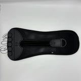 Breathable mesh lumbar belt with adjustable tension cords