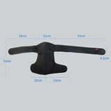 Adjustable shoulder brace with compression pad