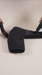 The buckle closing and the slim profile of the support