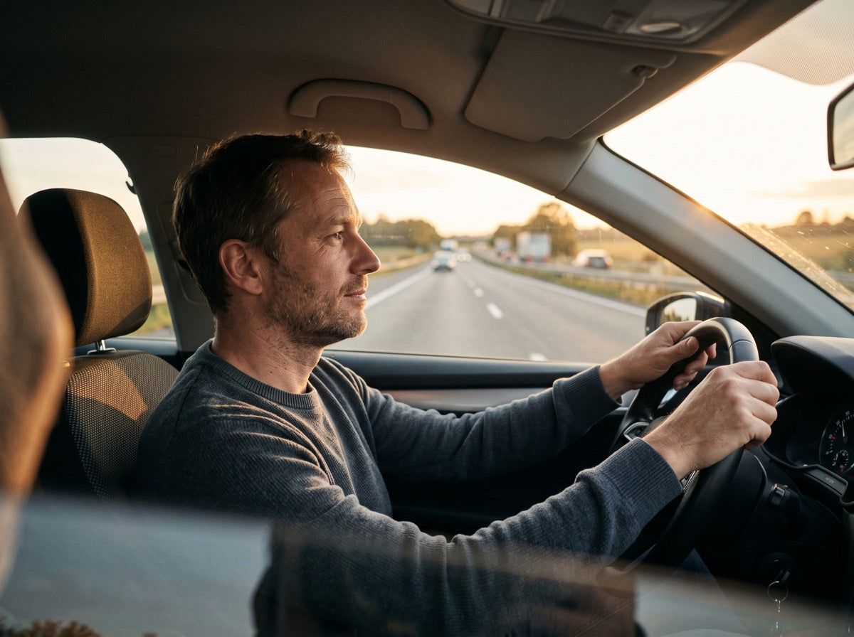 Six hours on the road